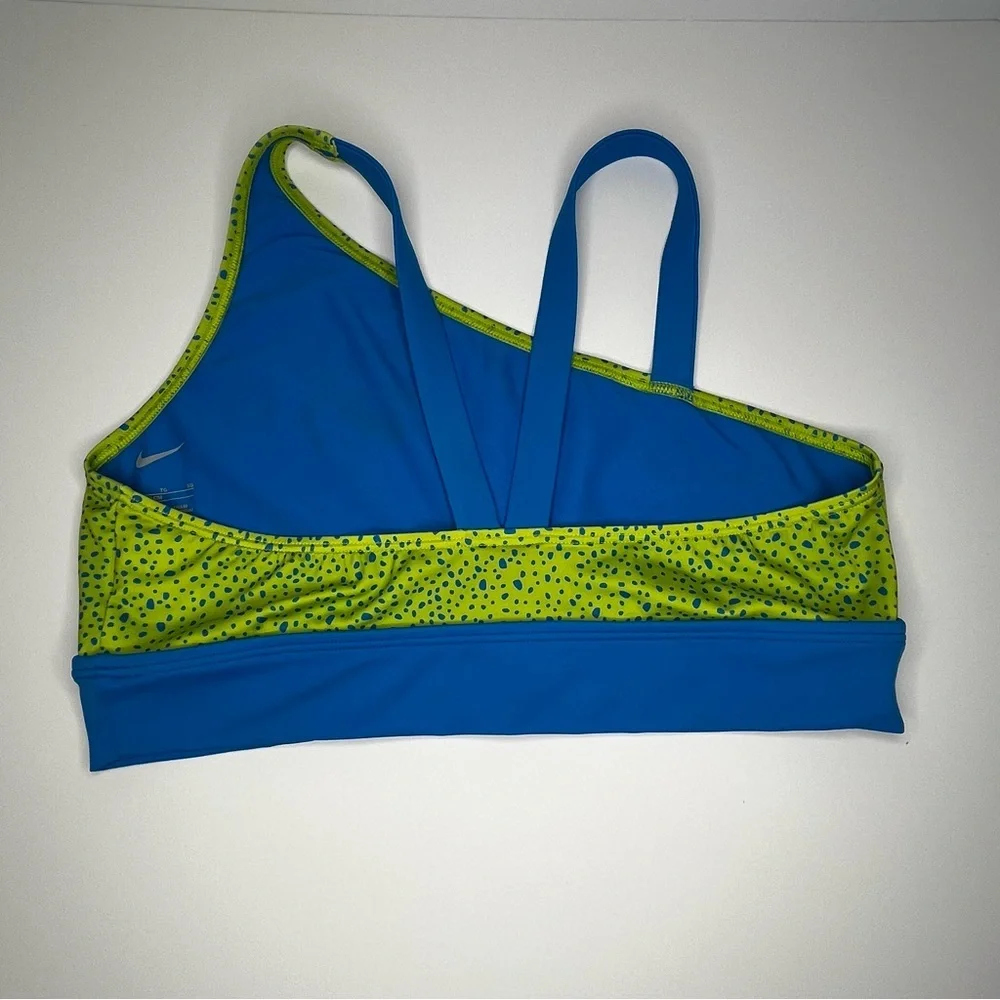 Nike Kids Blue & Green Water Dots Bikini Size XL - Picture 5 of 15